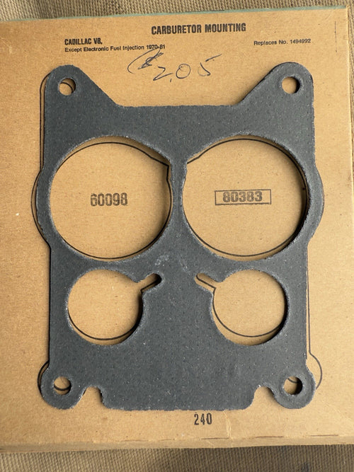 1970-81 Cadillac V8 Carburetor Base Gasket