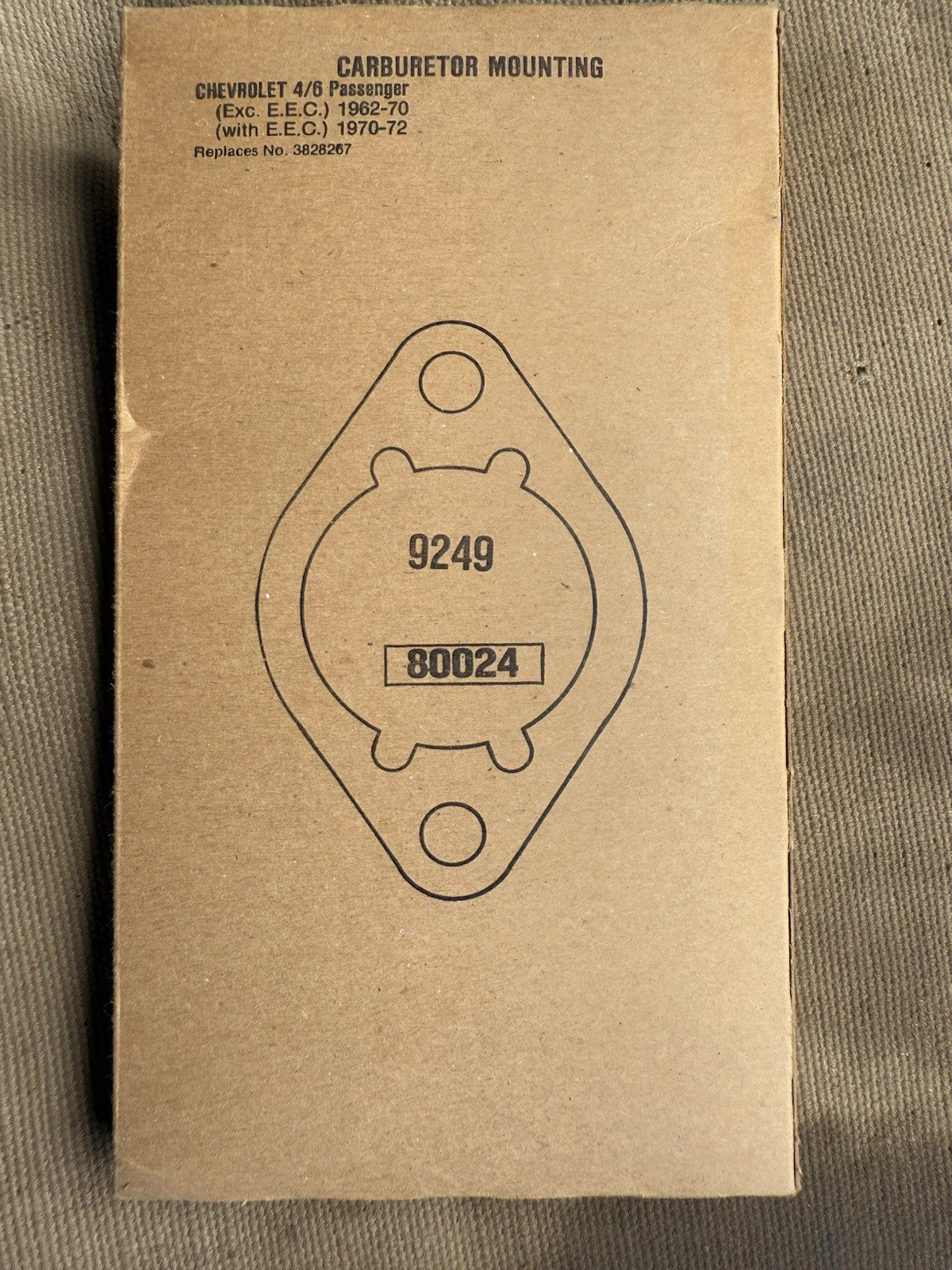 1962-72 Chevy 4/6 Cylinder Carburetor Base Gasket